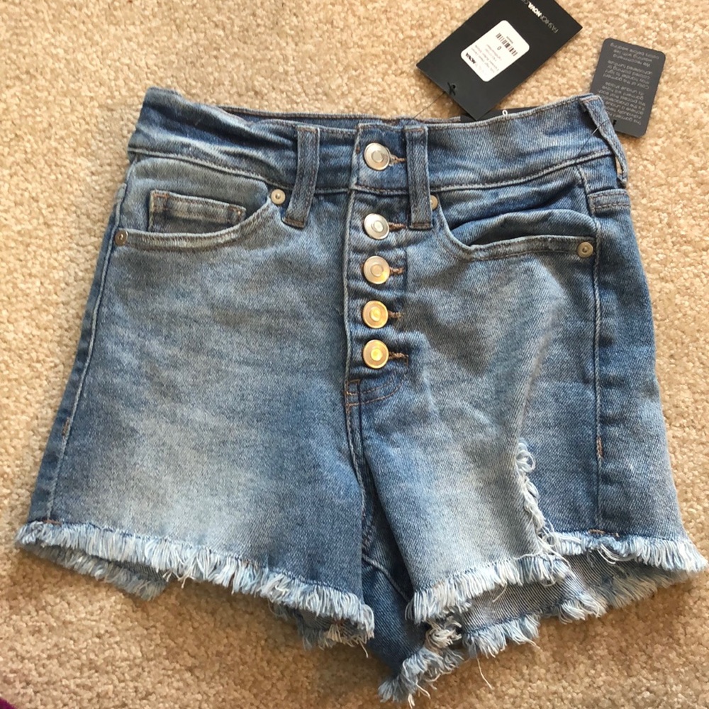 High waisted shorts